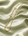 GAS BIJOUX - SAUTOIR PAZ DORE - TURQUOISE