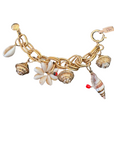 GAS BIJOUX - BRACELET BELL COKI DORÉ AVEC CHARMS