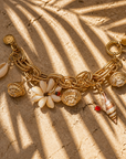 GAS BIJOUX - BRACELET BELL COKI DORÉ AVEC CHARMS