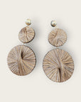 EFFET BIJOUX - Boucles d'oreilles en passementerie - ATHENA - DORE
