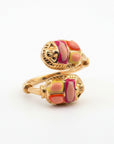 GAS BIJOUX - BAGUE DUALITY SCARAMOUCHE EMAIL - DORÉE