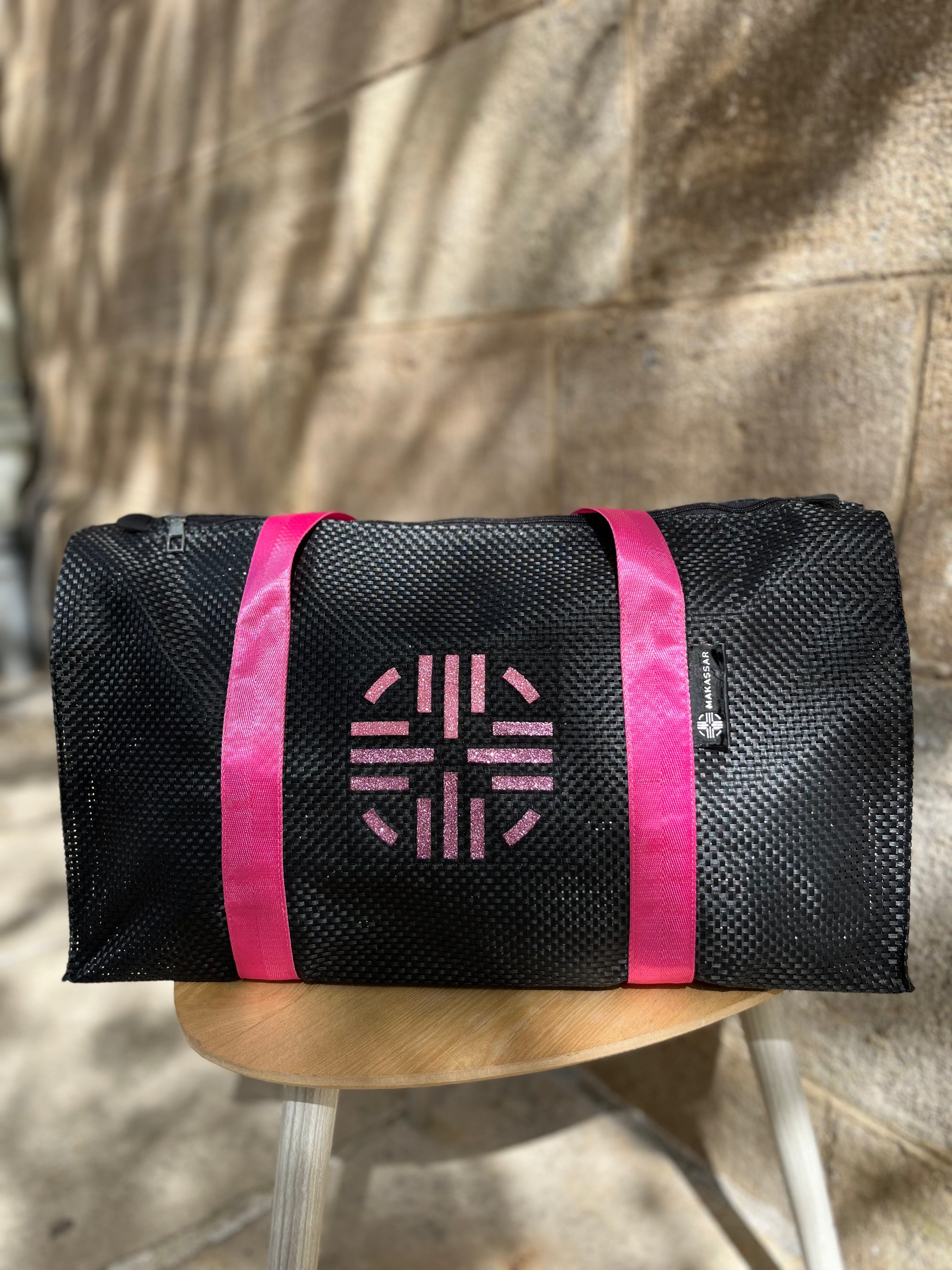 MAKASSAR - WEEKEO MAO BLACK fuchsia glitter
