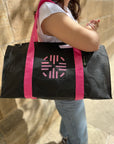 MAKASSAR - WEEKEO MAO BLACK fuchsia glitter