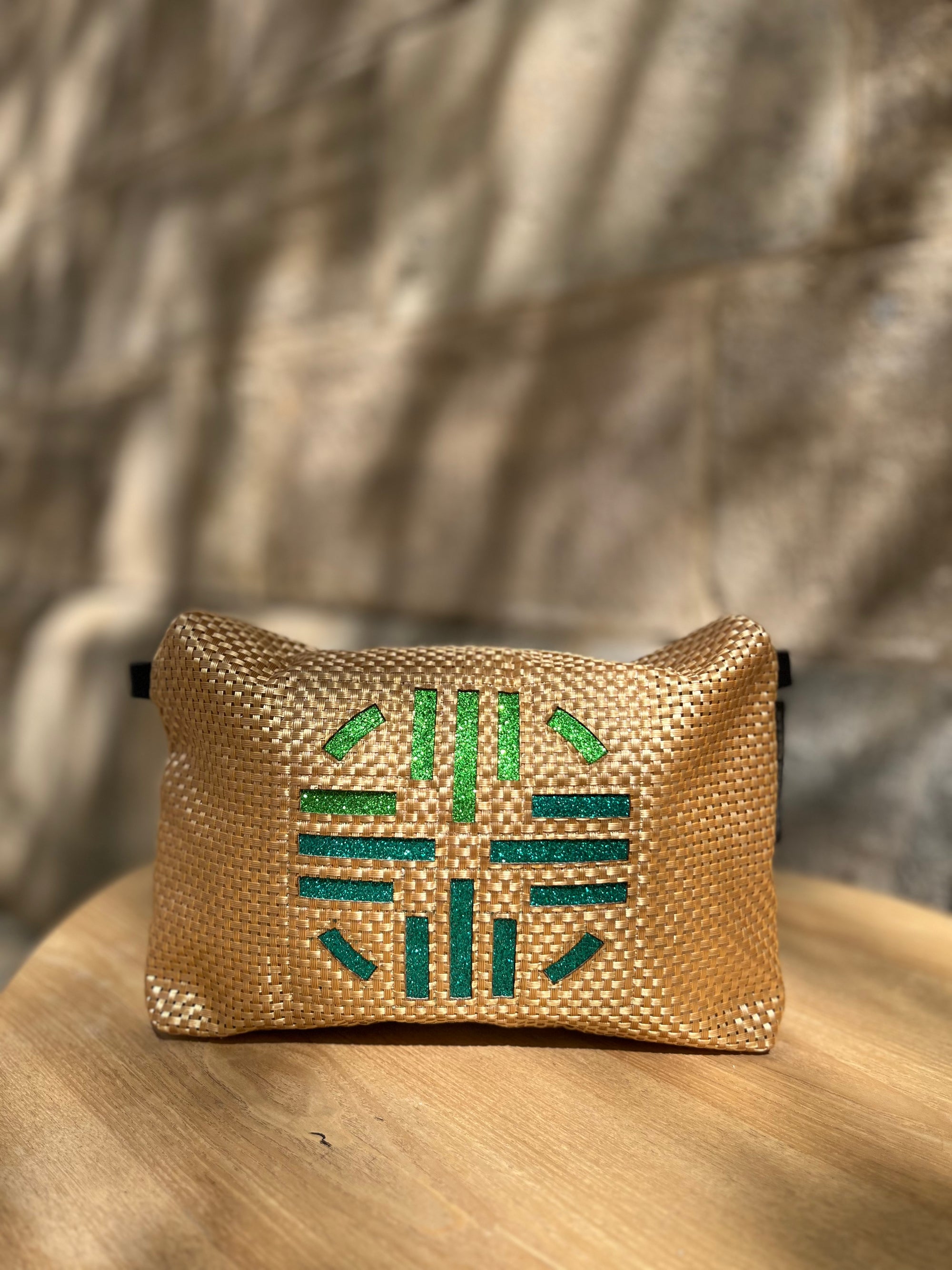 MAKASSAR - BANANA MAO GOLD vert glitter