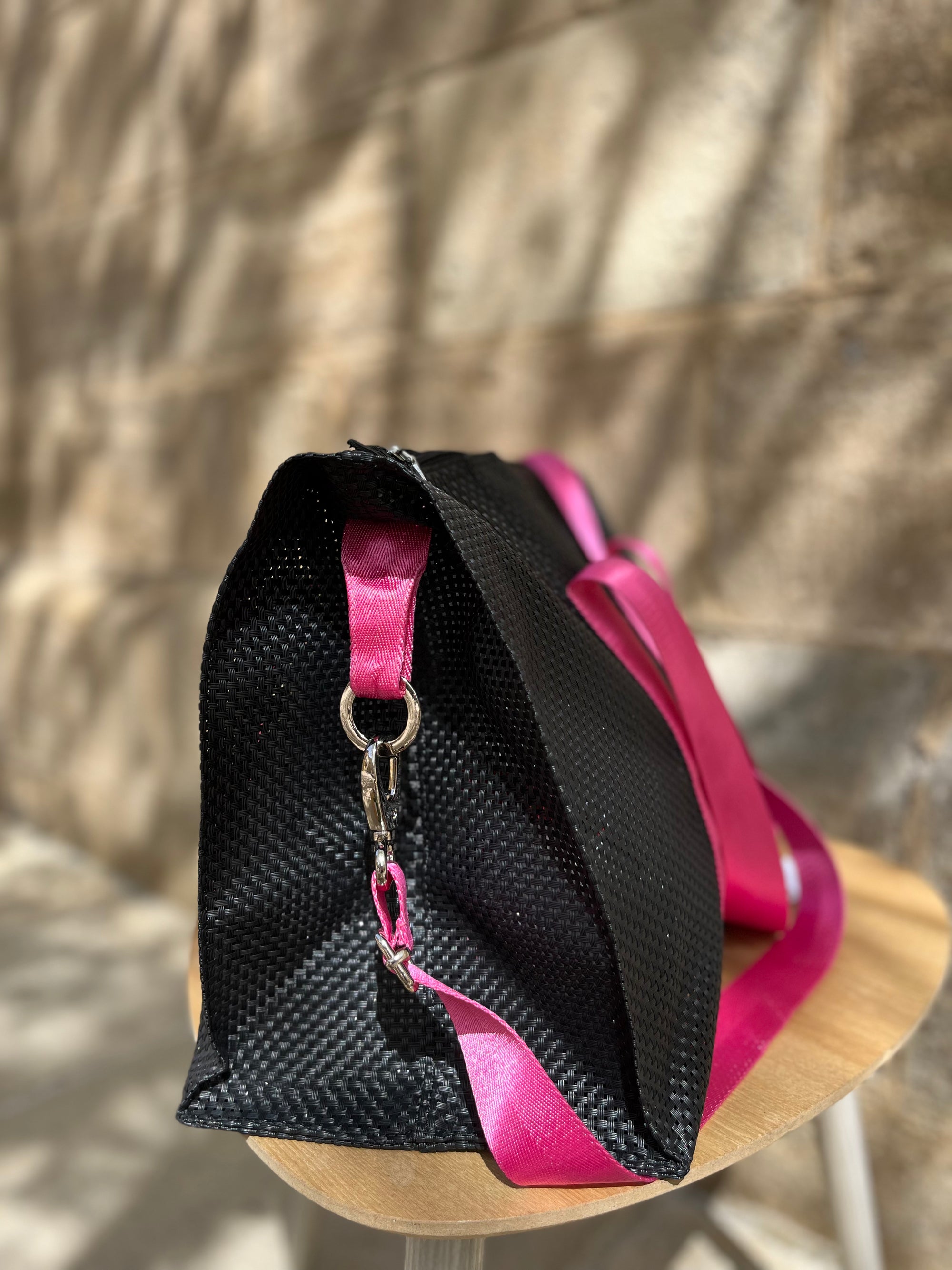 MAKASSAR - WEEKEO MAO BLACK fuchsia glitter