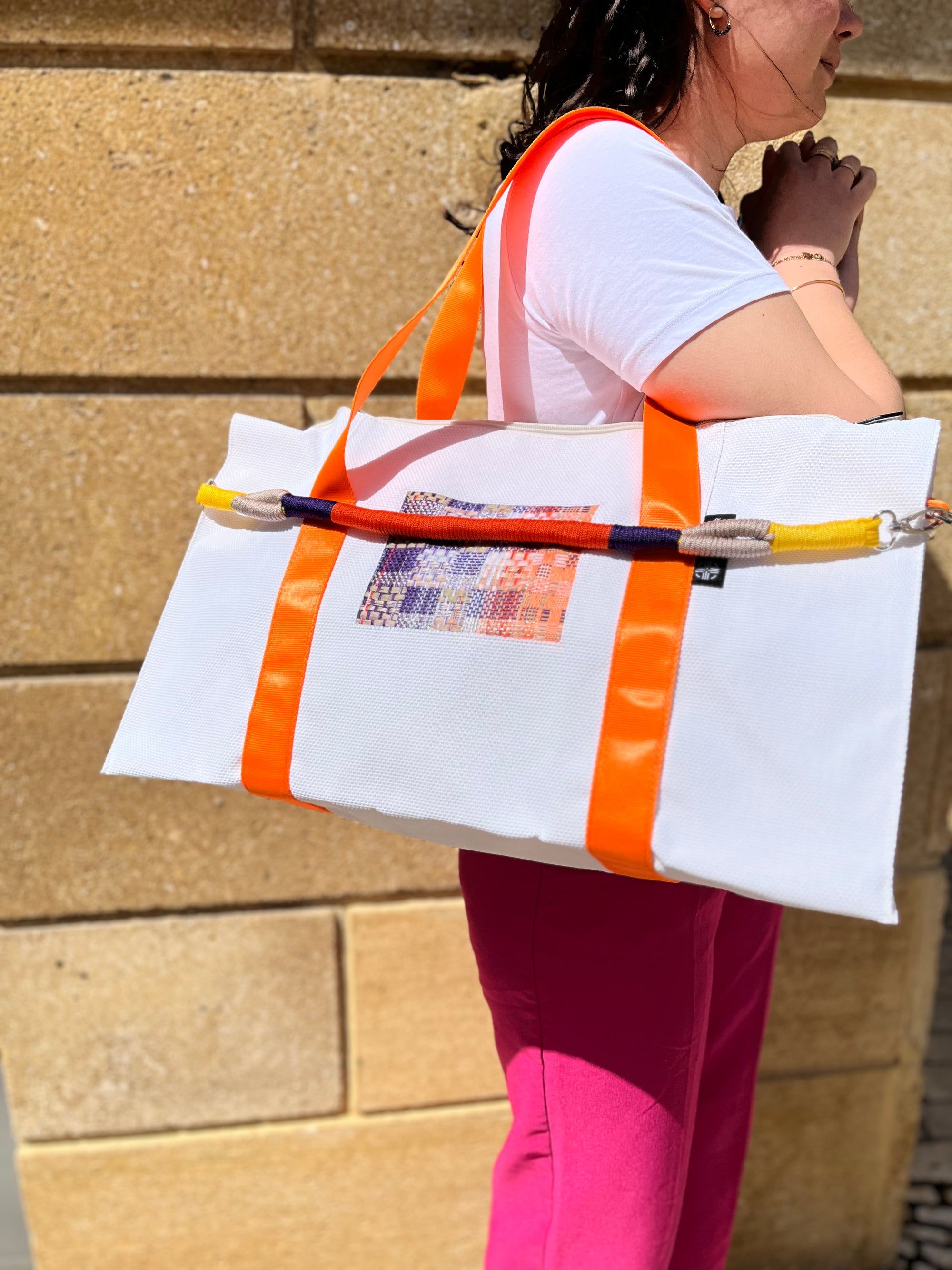 MAKASSAR - WEEKEO Boho Pure White orange