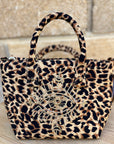 FLEUR DE PIRATES - Sac mini Cabas Léopard