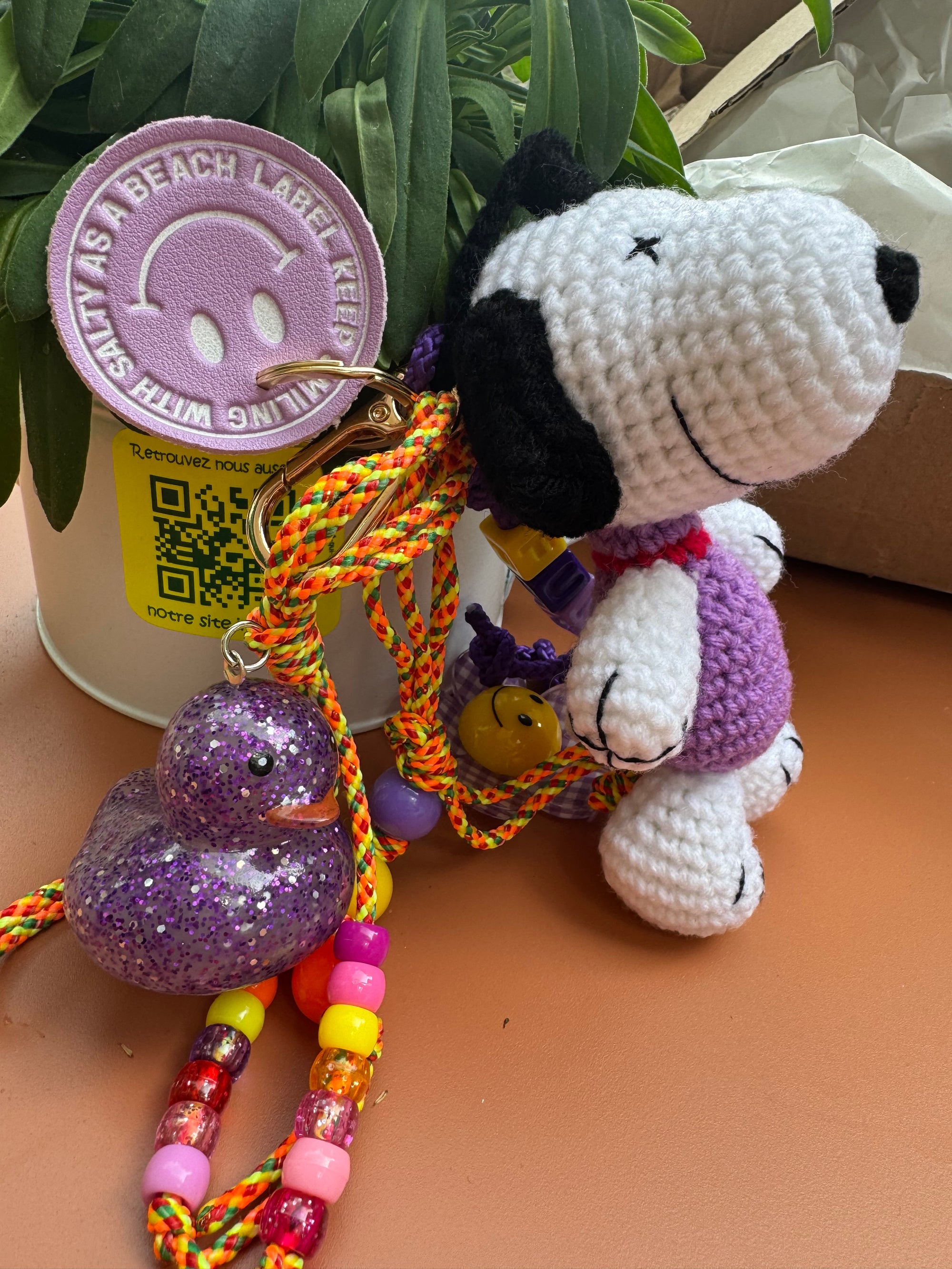 SALTY AS A BEACH - Bijoux de sac - CAPSULE SNOOPY - Numéro 6