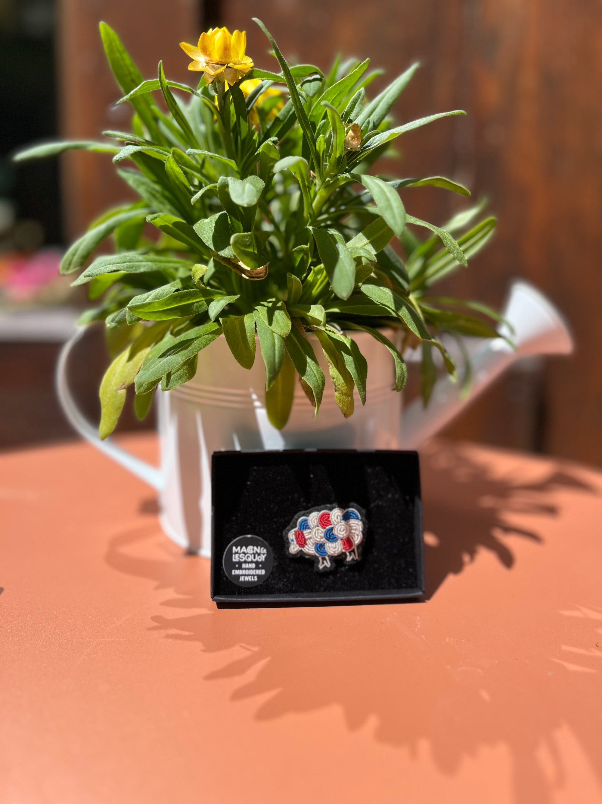 MACON & LESQUOY - Broche Mouton Tricolore