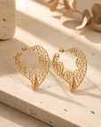 GAS BIJOUX -Boucles d'oreilles PAULE dorées à l'or fin