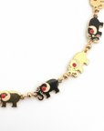 GAS BIJOUX - COLLIER ELEFANTA DORÉ