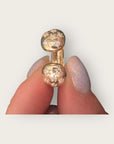 GAS BIJOUX - Bague SAINT GERMAIN strass doré à l’or fin et cristaux blancs