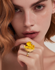 BYTOPAZE - BAGUE CANARD - AJUSTABLE