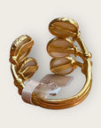 GAS BIJOUX - Bague duality dorée à l'or fin - Nacre