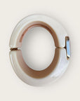 GAS BIJOUX - Bracelet Arty acétate beige - Nacre blanche