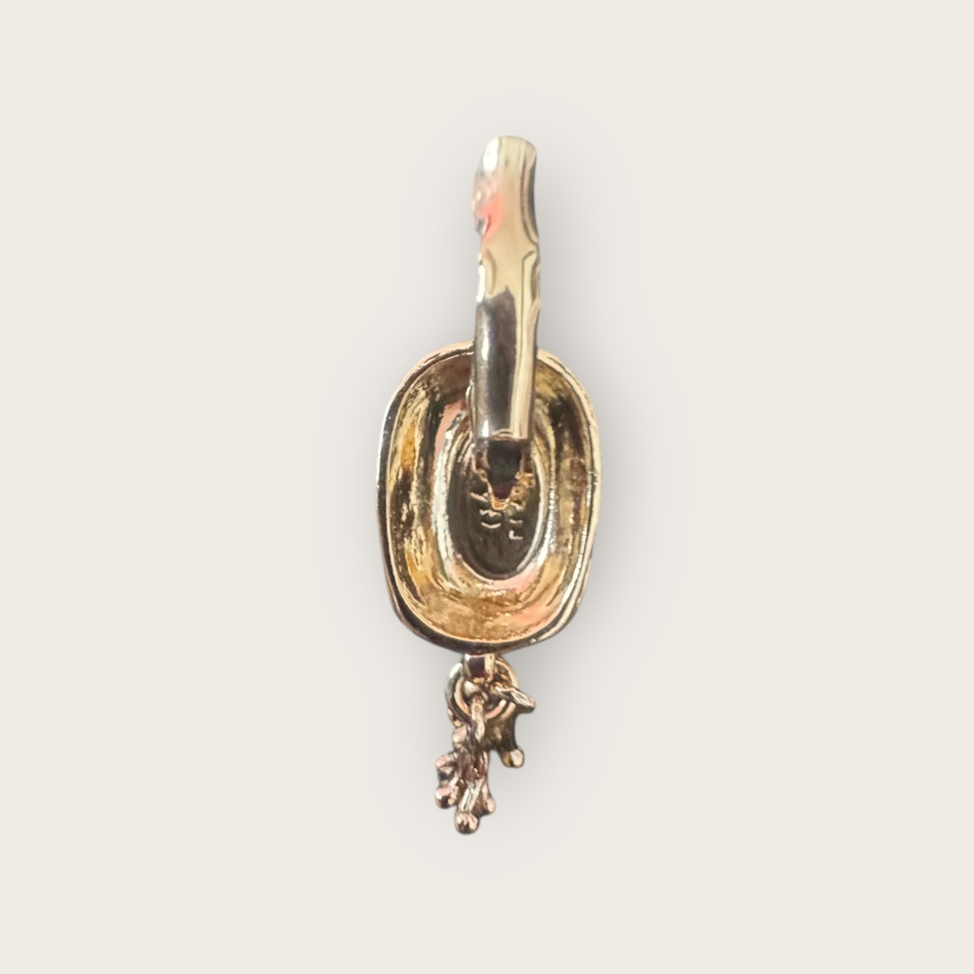 GAS BIJOUX - Boucles d'oreilles SCARAMOUCHE émail dorées à l'or fin