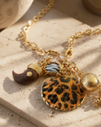 GAS BIJOUX - COLLIER CONSTANTINE DORÉ - COQUILLAGE LEOPARD