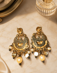 GAS BIJOUX - BOUCLES D'OREILLES HAVANA TIGES DROITES PETITS MODELES - ZEBRÉE