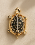 GAS BIJOUX - BROCHE TORTUE DOREE