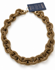 KHARMARI - COLLIER STARDUST MAILLE - OR ANTIQUE