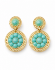 GAS BIJOUX - BOUCLES D'OREILLES SEQUINS DOREES