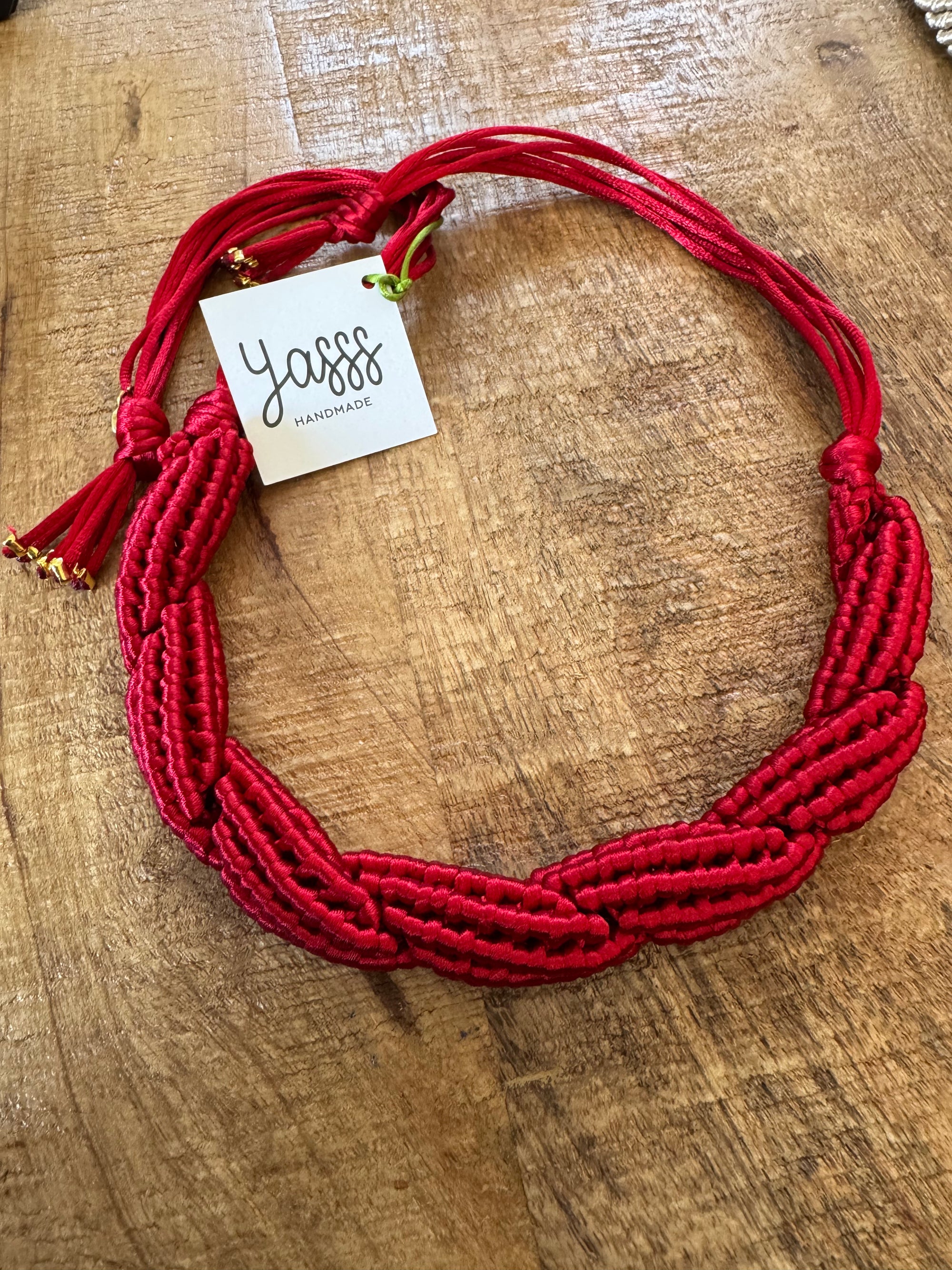 YASSS - Collier LE TWIST RED