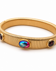 GAS BIJOUX - BRACELET SERTI PETIT MODELE - Métal doré - TAILLE 1