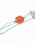 GAS BIJOUX - BRACELETS SQUARE MINIS LIENS DORÉ - 4 COULEURS