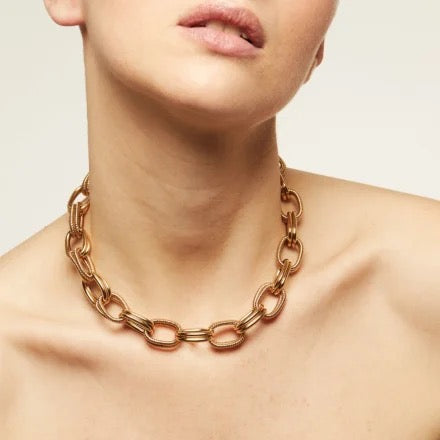 GAS BIJOUX - Collier Bell doré métal doré à l'or fin