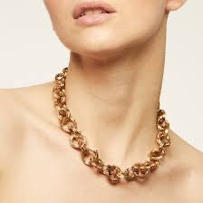 GAS BIJOUX - Collier Maille Ariane doré métal doré à l'or fin