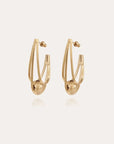 GAS BIJOUX - Boucles d'oreilles Jupi dorées à l'or fin