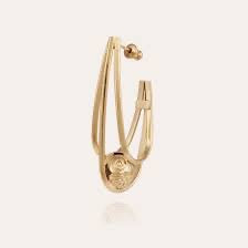 GAS BIJOUX - Boucles d'oreilles Jupi dorées à l'or fin