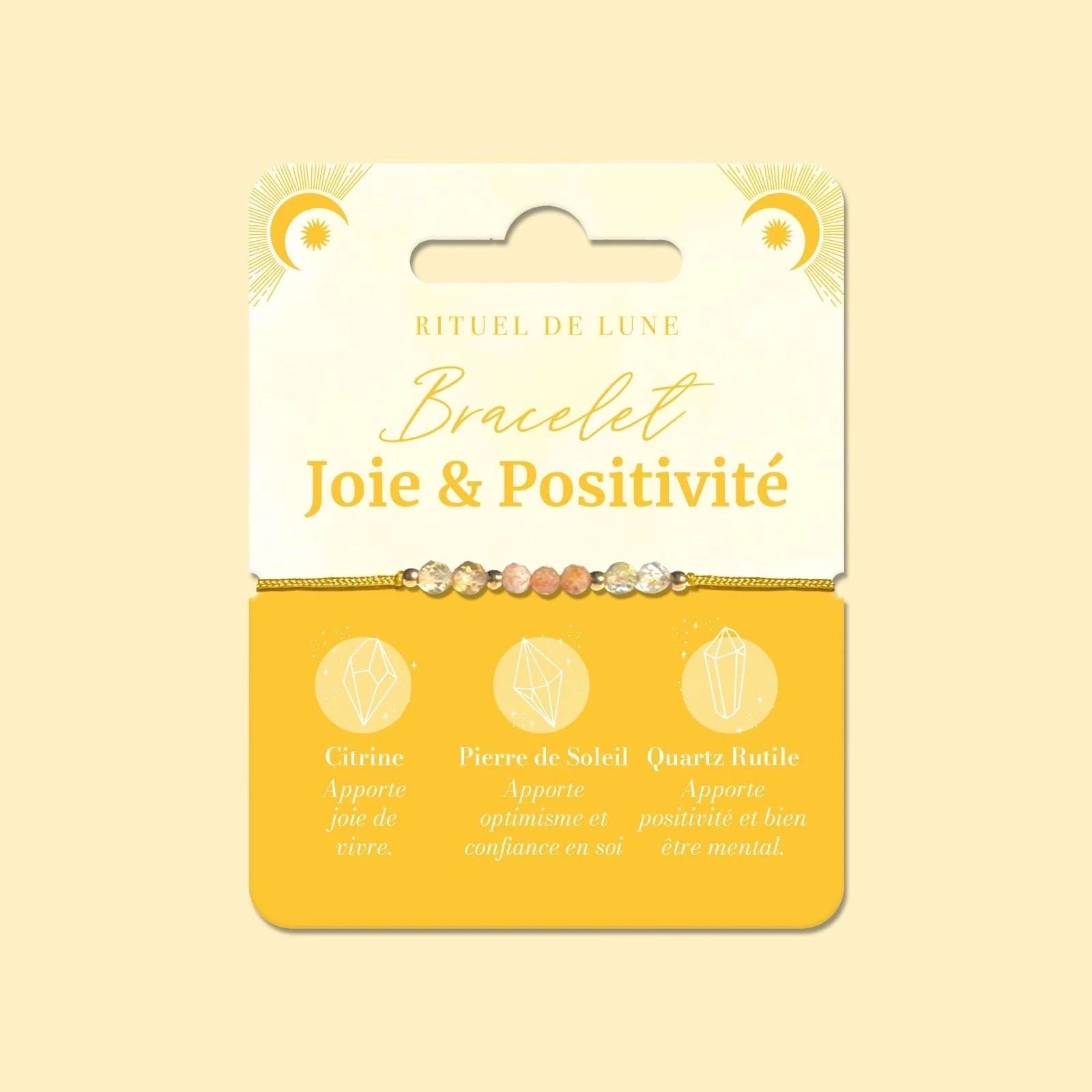 RITUEL DE LUNE - Bracelet Joie et positivité