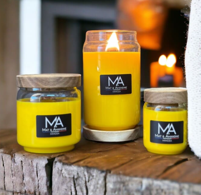 MAT & AMANDINE - Bougie Mimosa