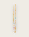 GAS BIJOUX - Sautoir RAINBOW MULTICOLORE doré à l'or fin