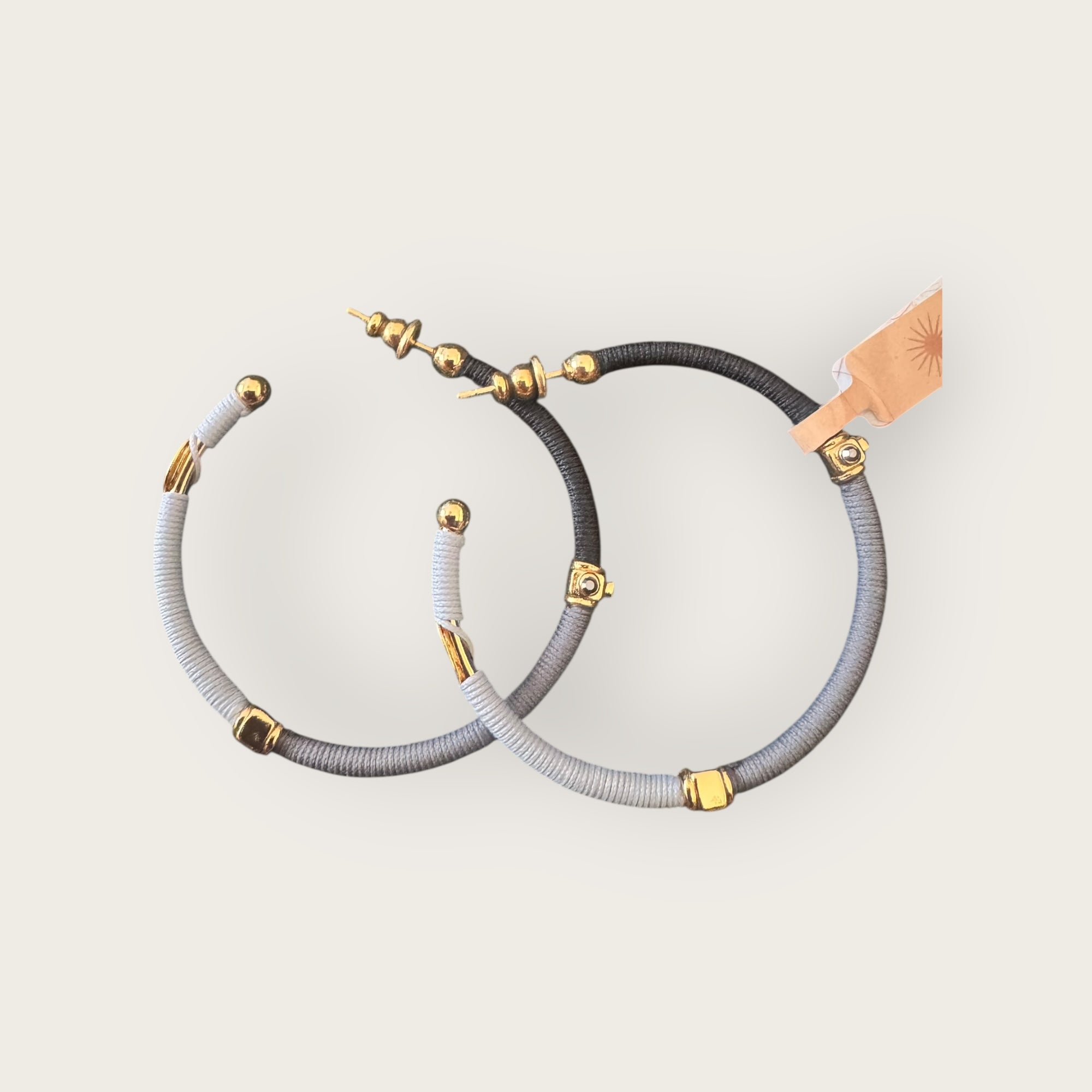 GAS BIJOUX - Boucles d'oreilles créoles ZANZIFULL dorées métal à l'or fin