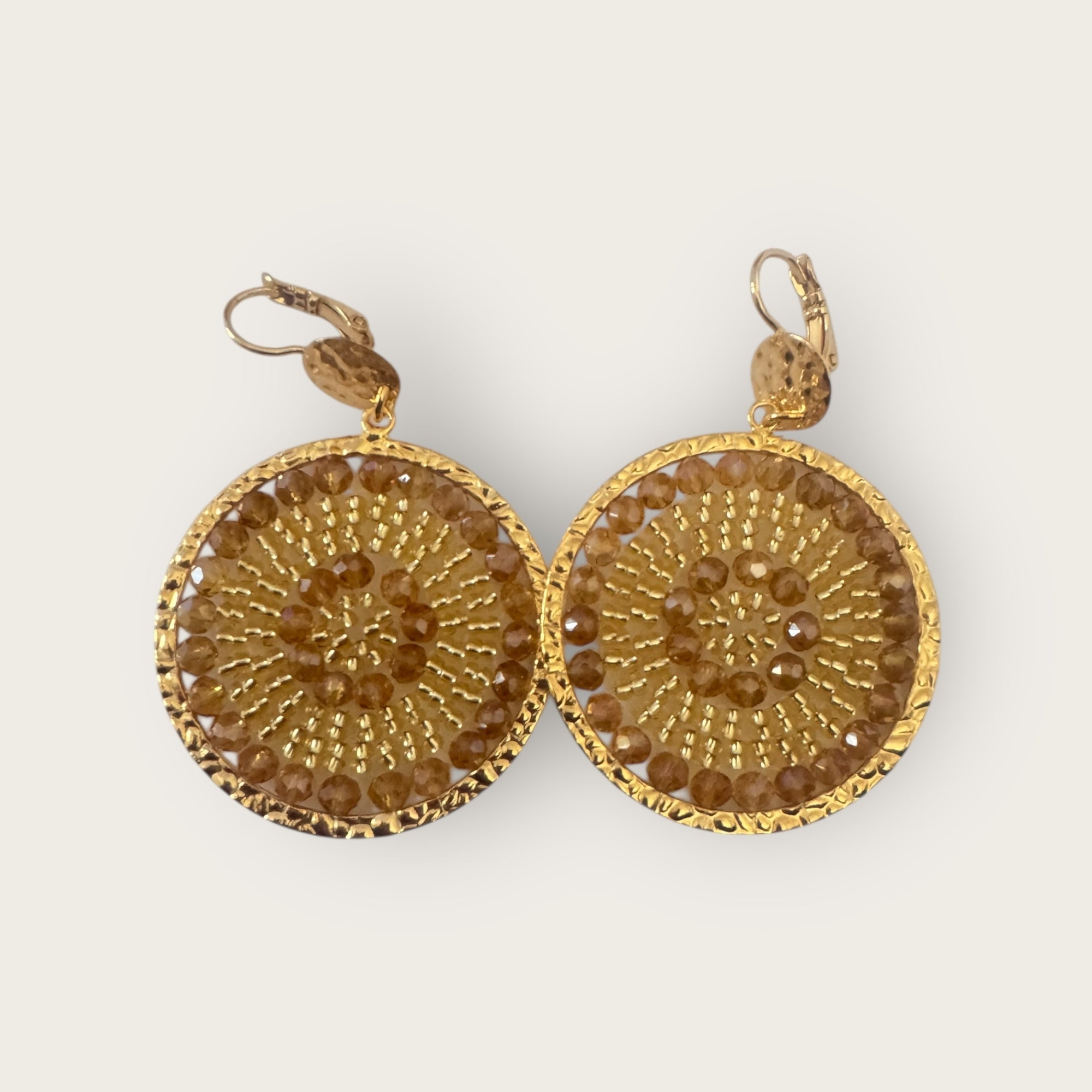 SANTIBE - Boucles d'oreilles SOLENE - Doré - Préciser tiges droites ou clips