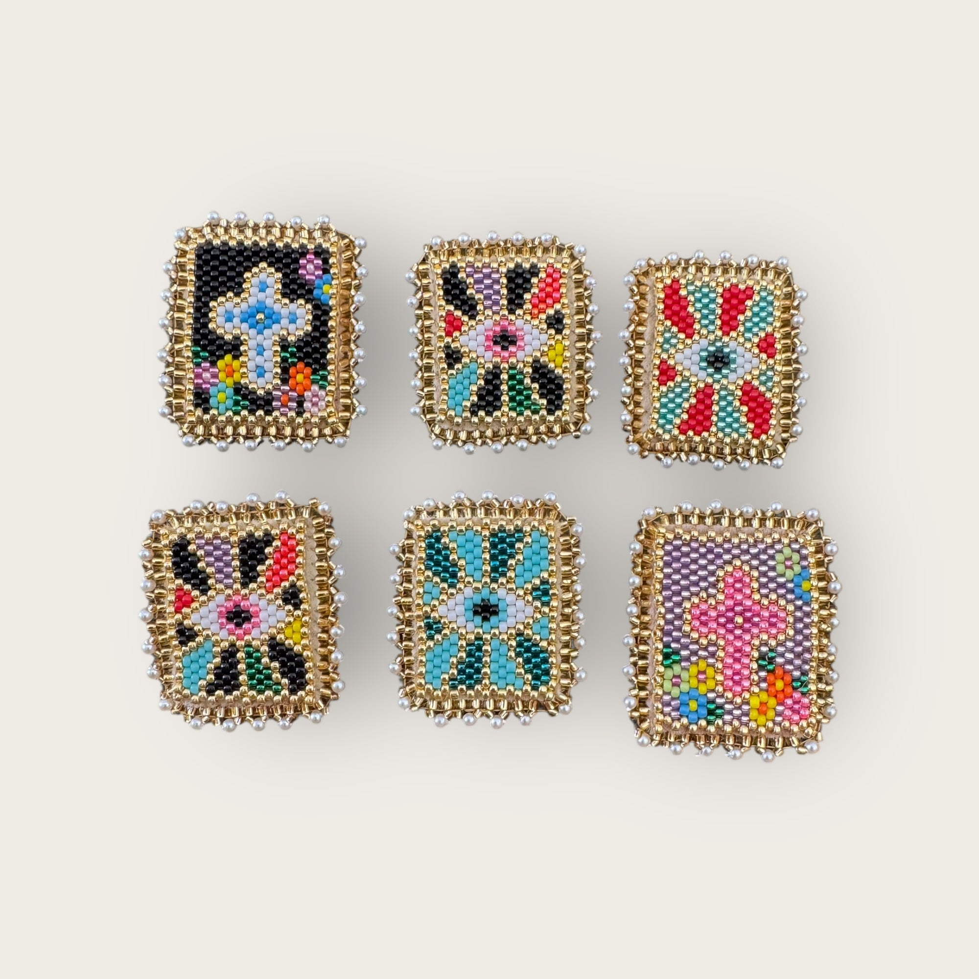 HYPNOCHIC - Broche en perles de MIUYKI - 5 modèles au choix