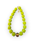 ZAG BIJOUX - Collier OEDIPE - vert anis
