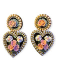 MOUCHKINE - Boucles d'oreilles "petits coeurs perles"
