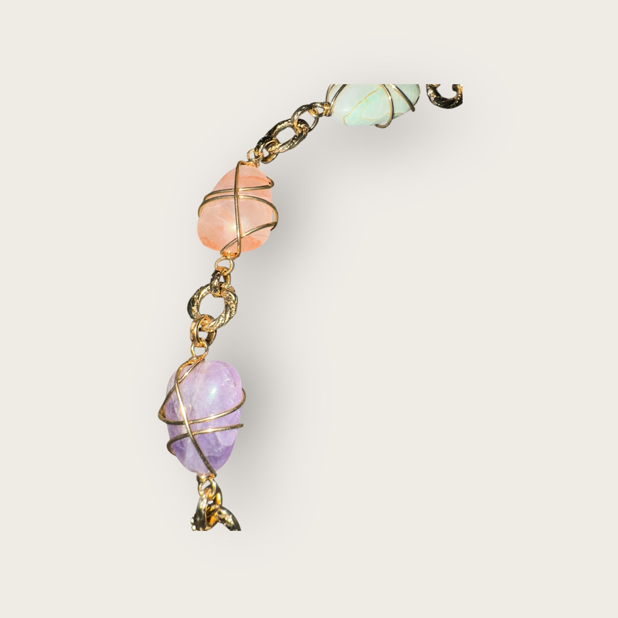 GAS BIJOUX - Collier RAINBOW multi doré à l'or fin