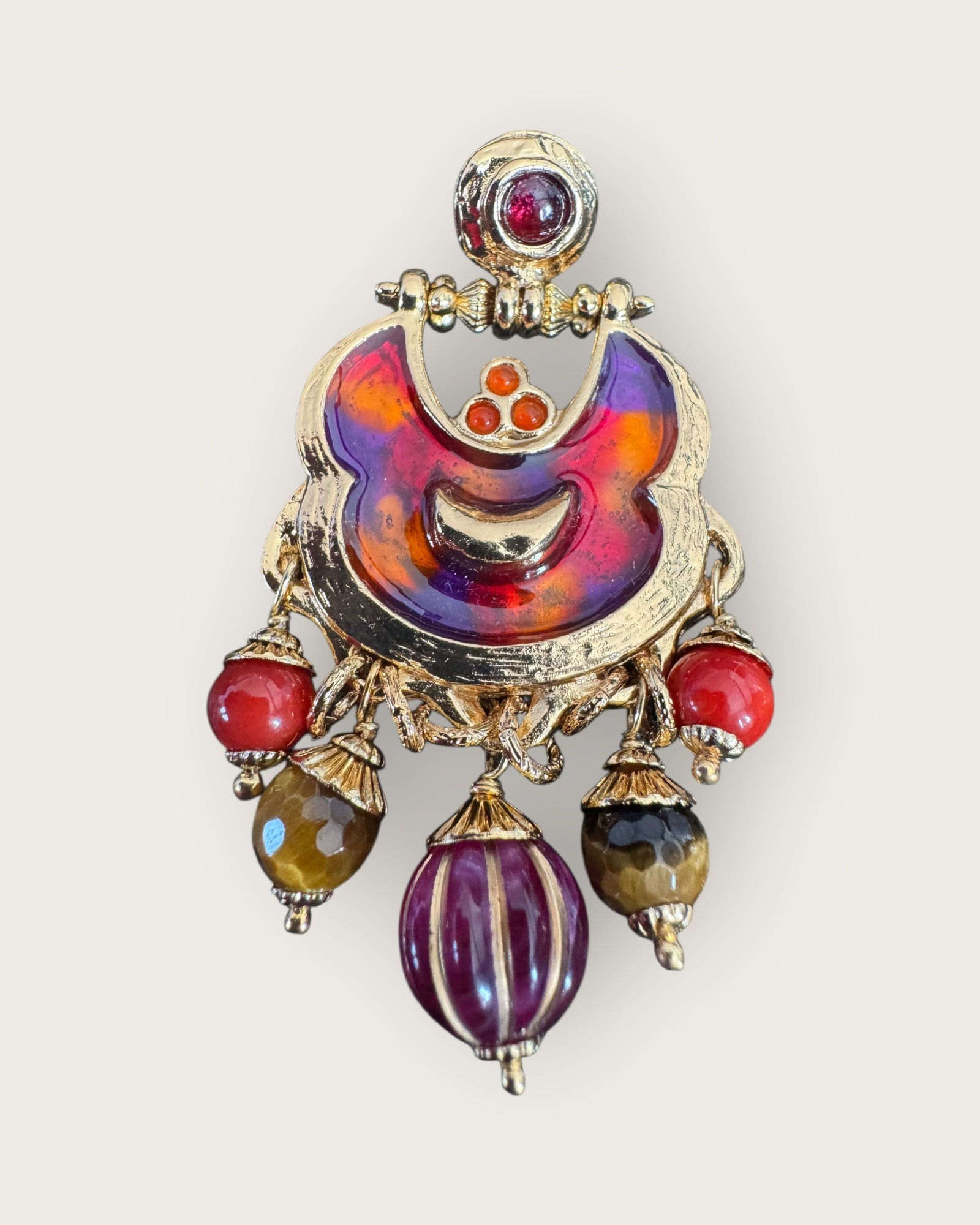 GAS BIJOUX - Boucles d'oreilles HAVANA petit modèle tiges droites dorées à l'or fin