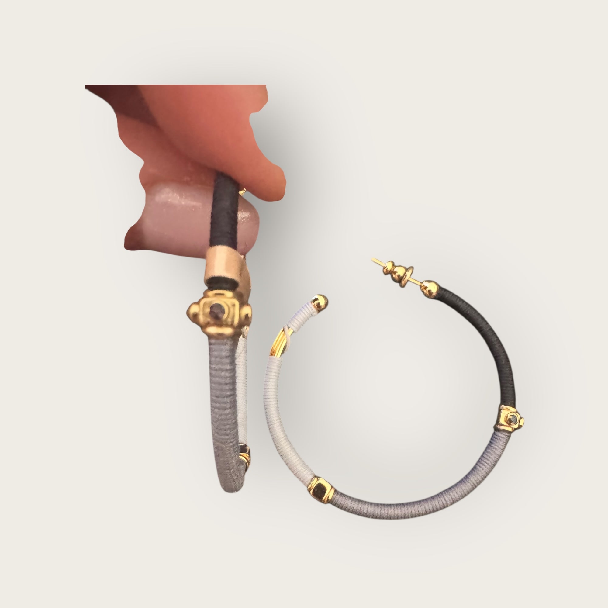 GAS BIJOUX - Boucles d'oreilles créoles ZANZIFULL dorées métal à l'or fin