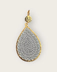 SANTIBE - Boucles d'oreilles MAXI YSE - Platine - Préciser dormeuses ou clips