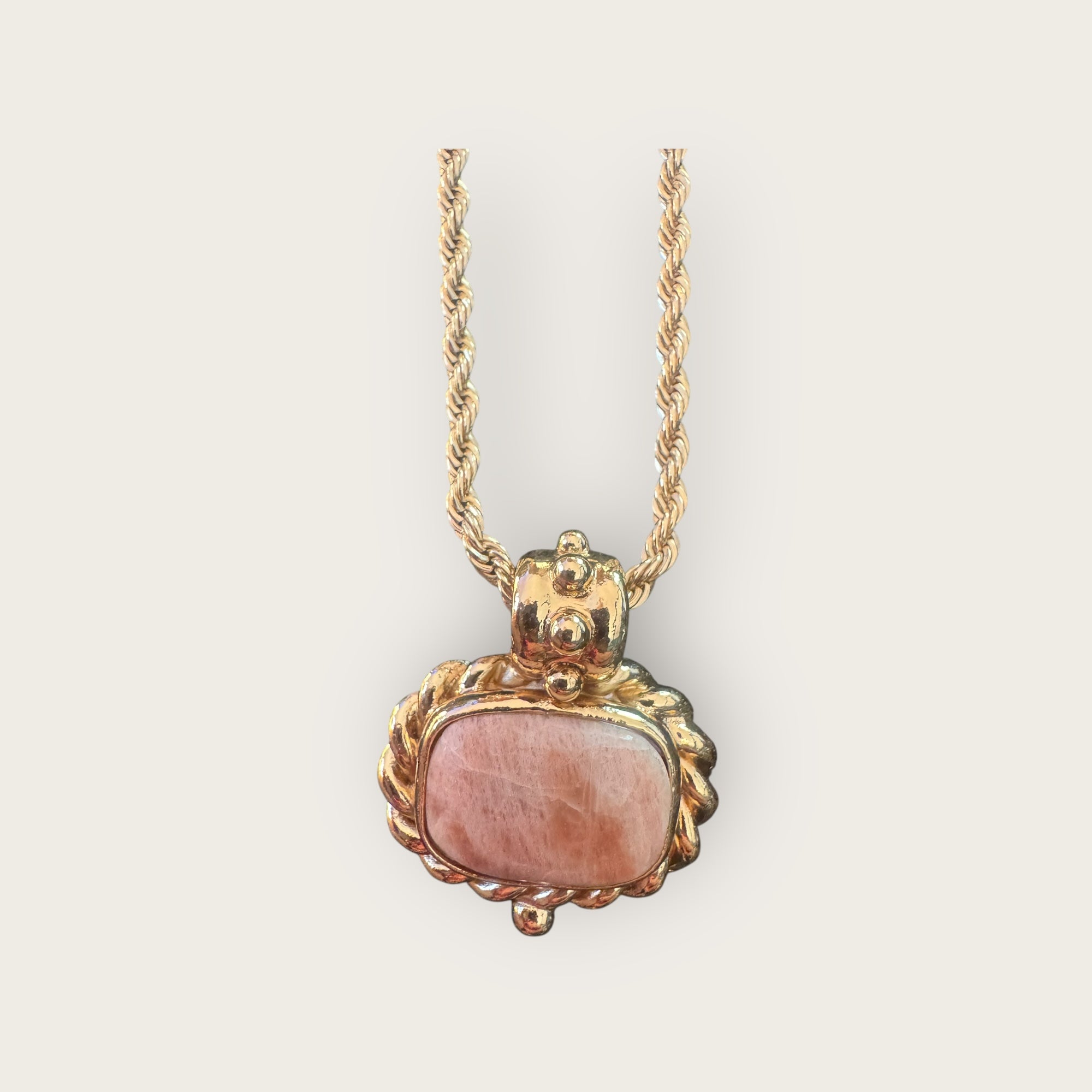 GAS BIJOUX - Collier AMARANTE doré à l'or fin - Jaspe - NOUVELLE COLLECTION
