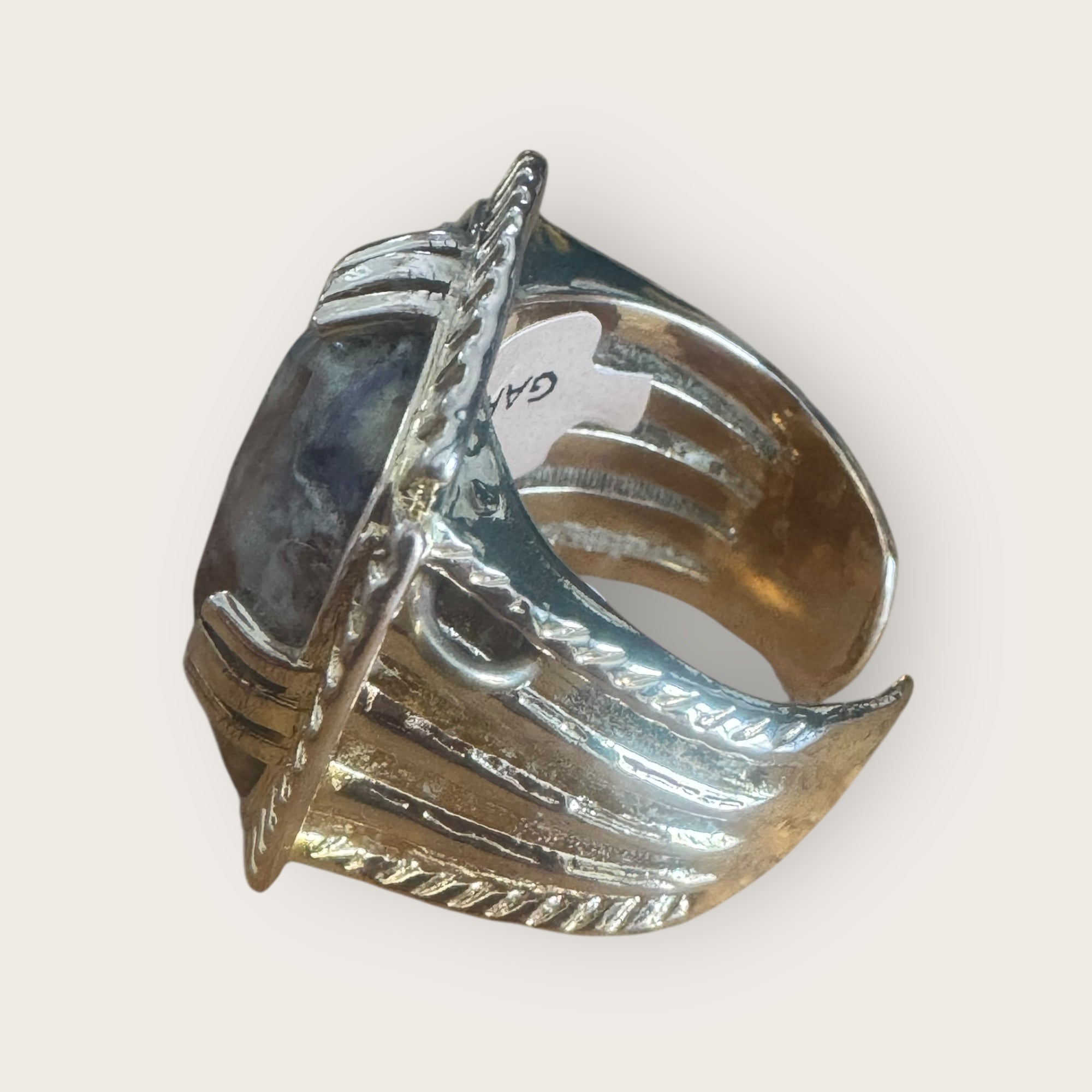 GAS BIJOUX - Bague ARTY ronde bis - JASPE - taille S possibilité de mettre a la taille