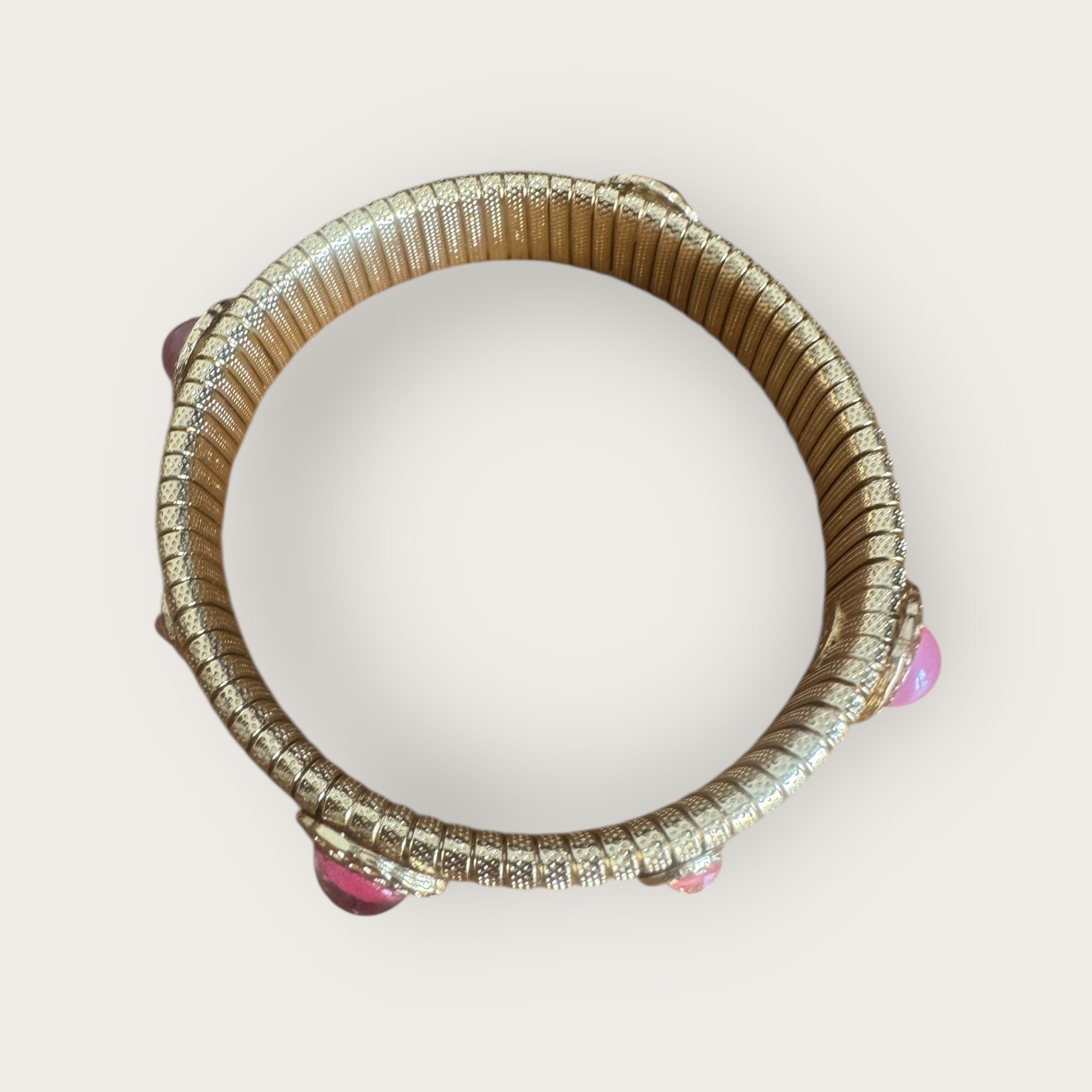 GAS BIJOUX - Bracelet STRADA grand modèle métal doré à l'or fin