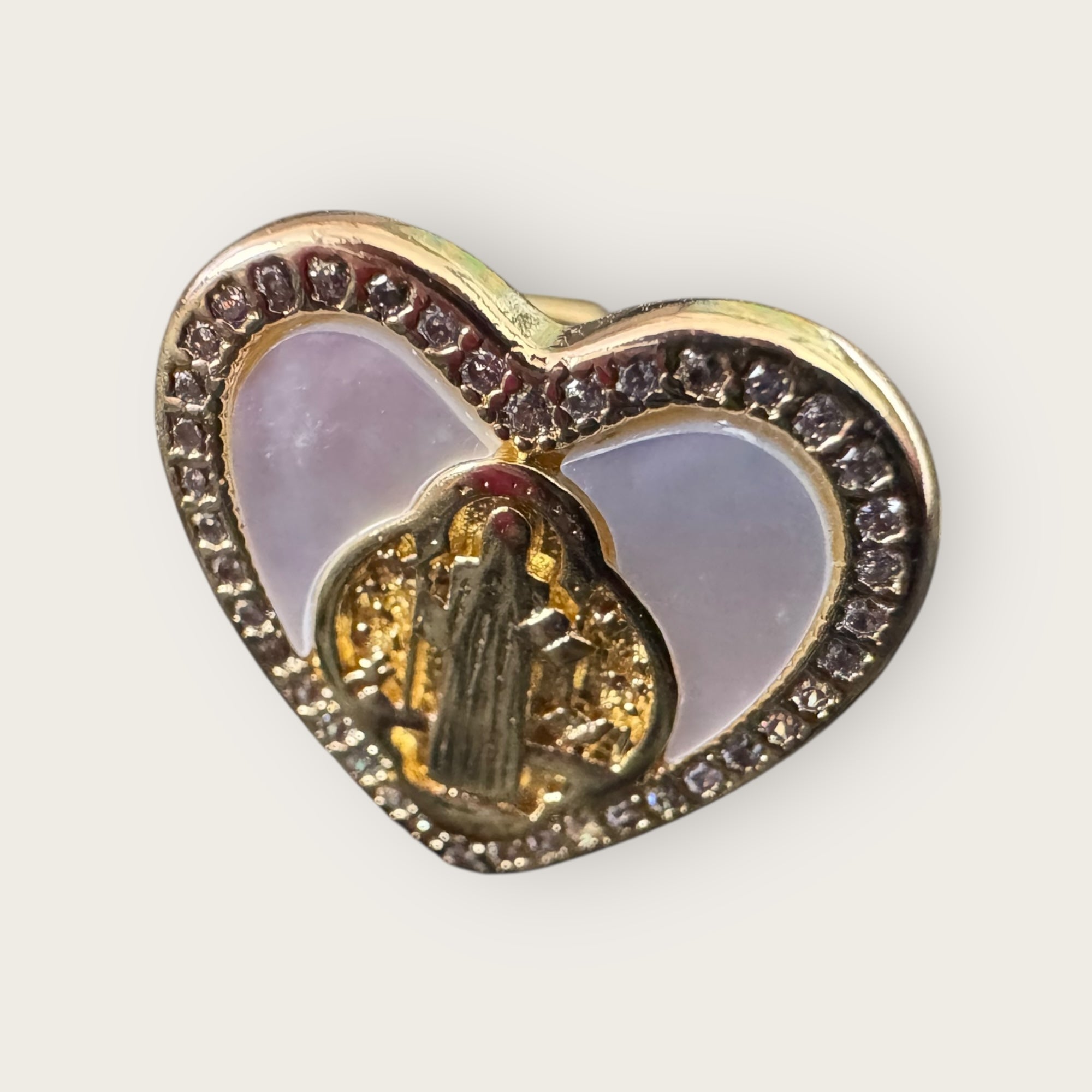 HYPNOCHIC - Bague MARIE cristal blanc ajustable - 8 modèles