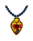 MOUCHKINE - Collier perles vintages - BLEUES