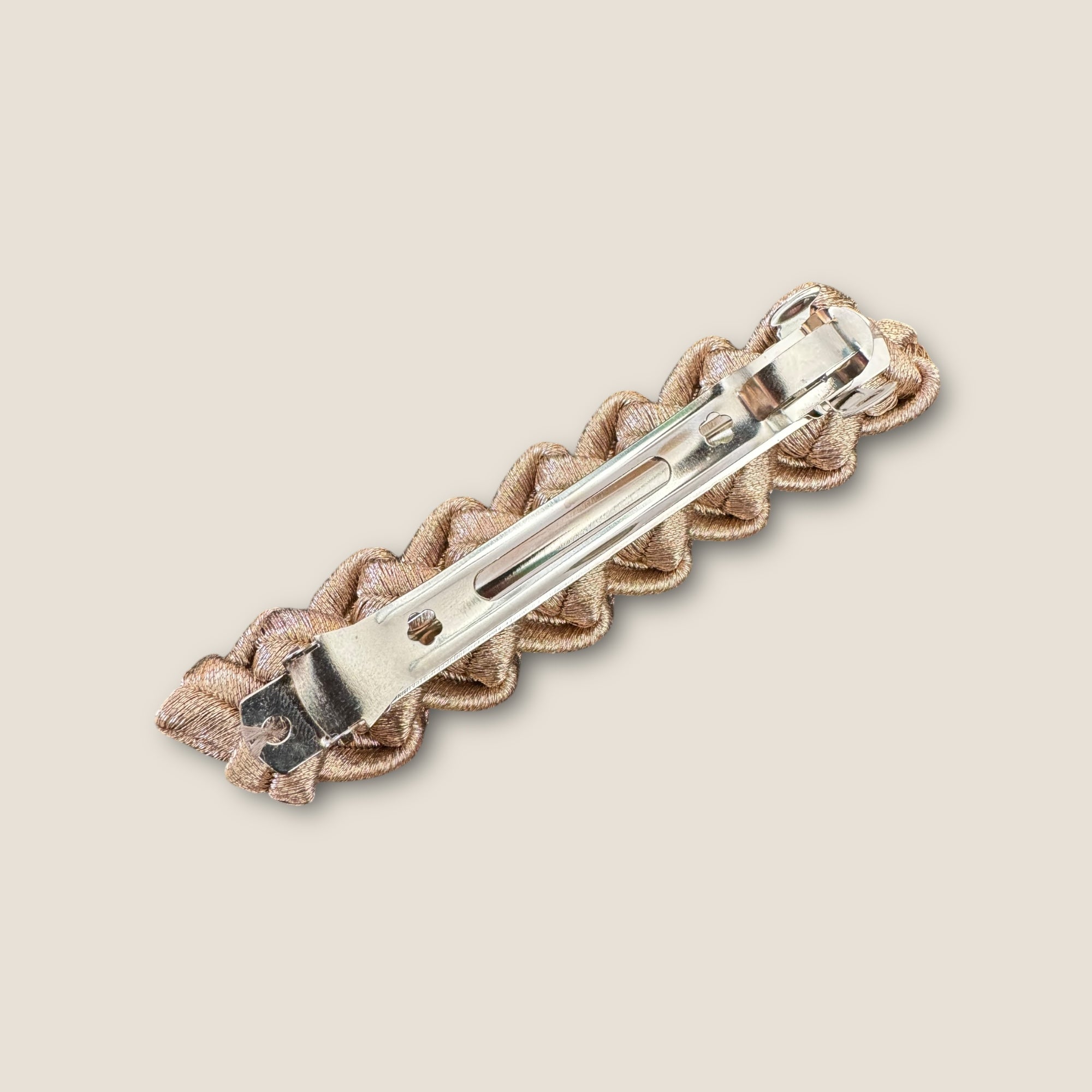 EFFET BIJOUX - BARRETTE en passementerie - DORE